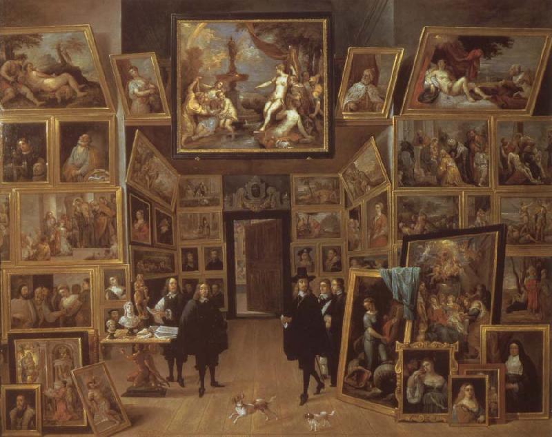 David Teniers The paintings gallery of aartshertog Leopold Wilhelm of Austria